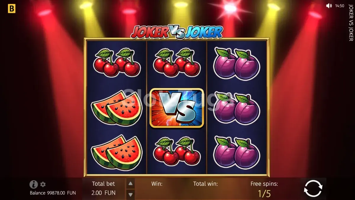 Rodadas grátis da slot Joker Vs Joker
