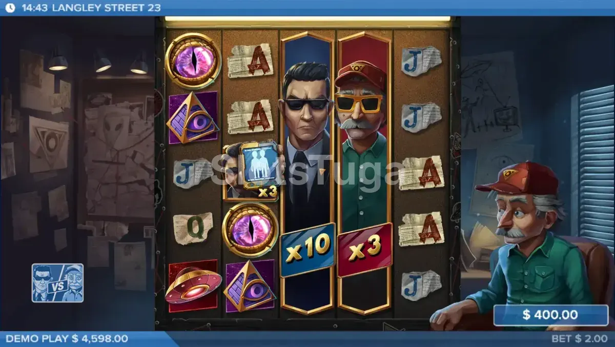 Rodadas grátis ativadas na slot Langley Street 23