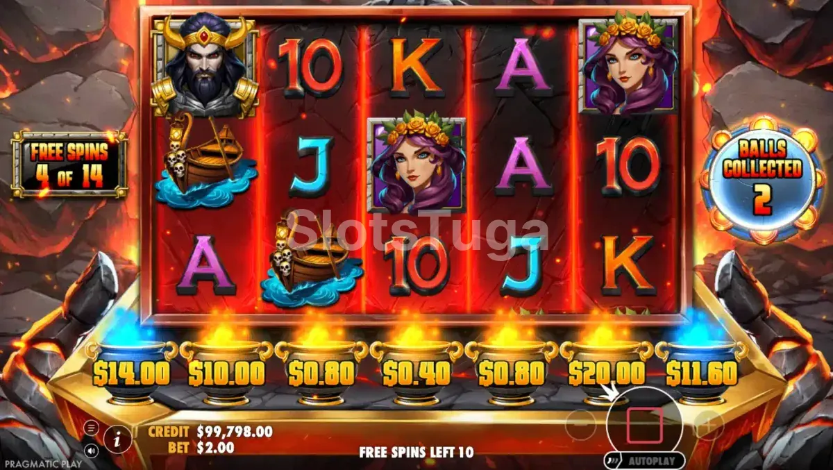 Rodadas grátis da slot Lava Balls da Pragmatic Play