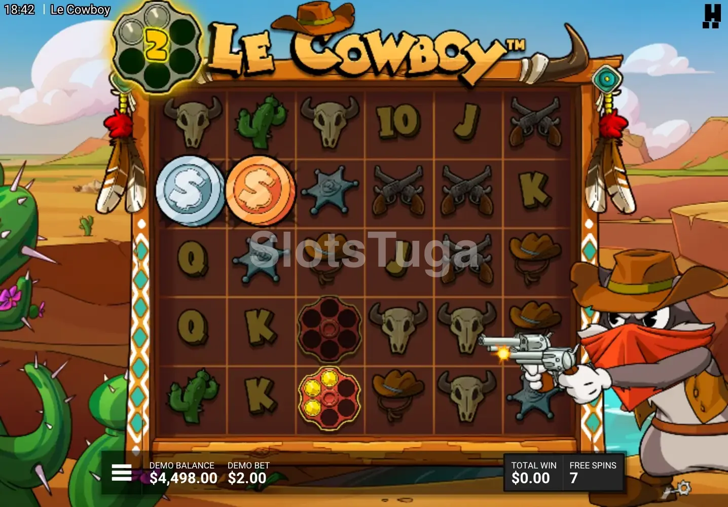 Rodada de giros grátis em andamento no Le Cowboy com multiplicadores ativos