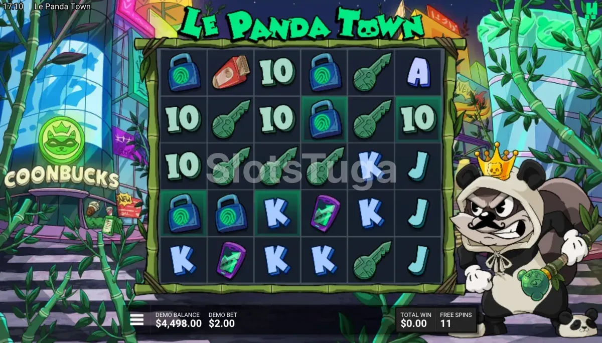 rodadas grátis em Le Panda Town