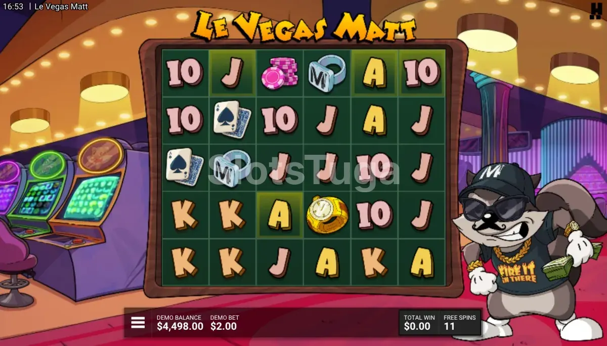 Ronda de free spins do Le Vegas Matt com multiplicadores activos