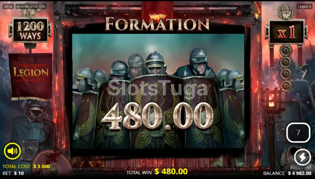 Big win na Legion X com multiplicadores explodindo na tela