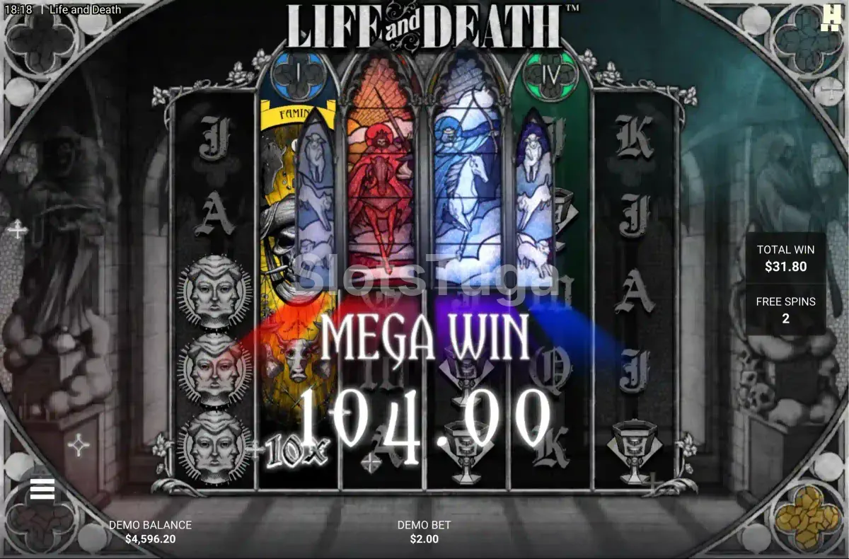 Big win no Life and Death com ganho expressivo na tela