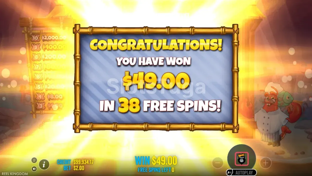 Grande vitória no Lobster Bob's Sea Food and Win It da Pragmatic Play
