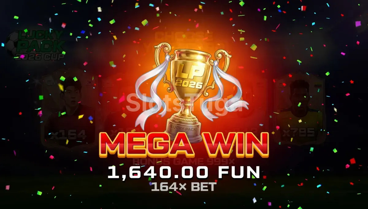 Grande vitória na Lucky Pack 2026 Cup com multiplicador revelado