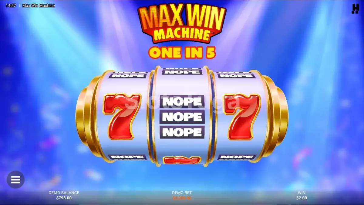 Feature Spins em ação na Max Win Machine com chance elevada de ganho máximo