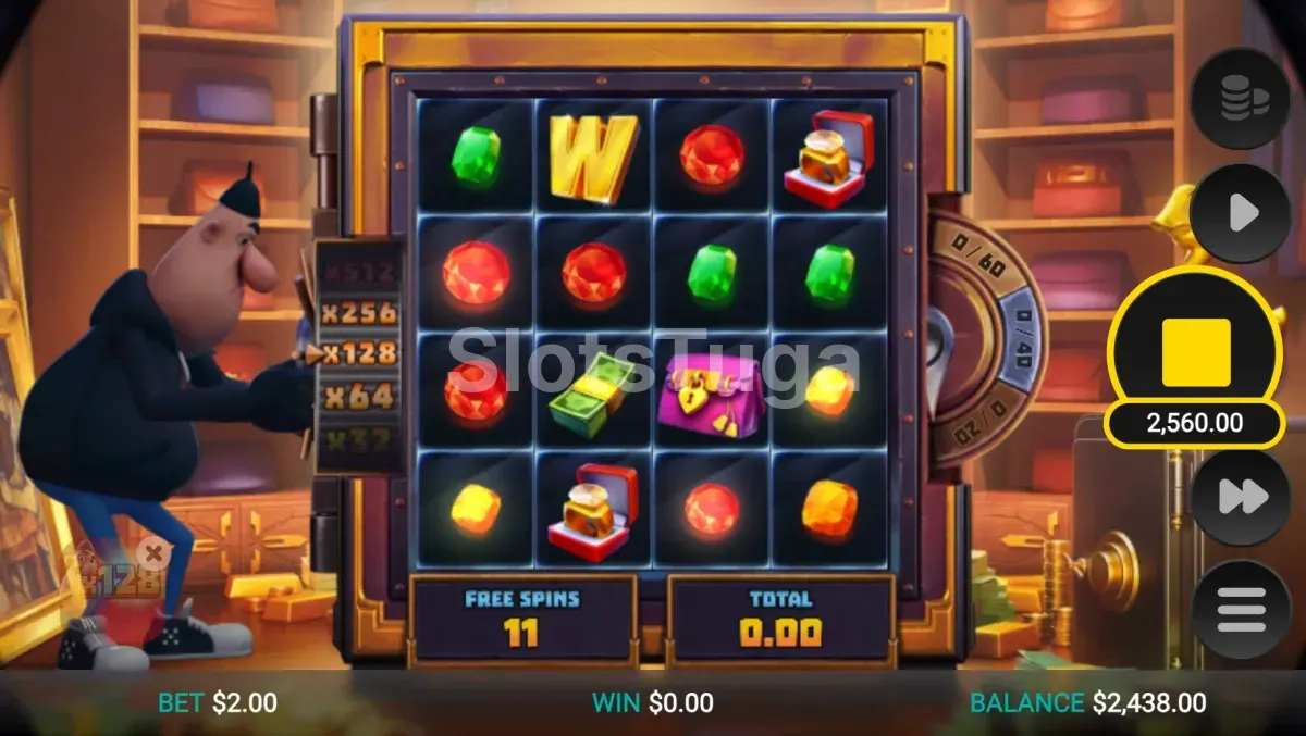Free spins do Midnight Marauder ClusterBreaker com multiplicador ativo