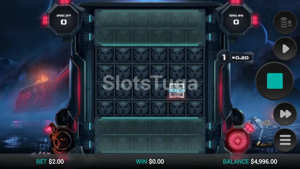 Segunda tela de jogo do Money Cart 4 mostrando o bônus de respin