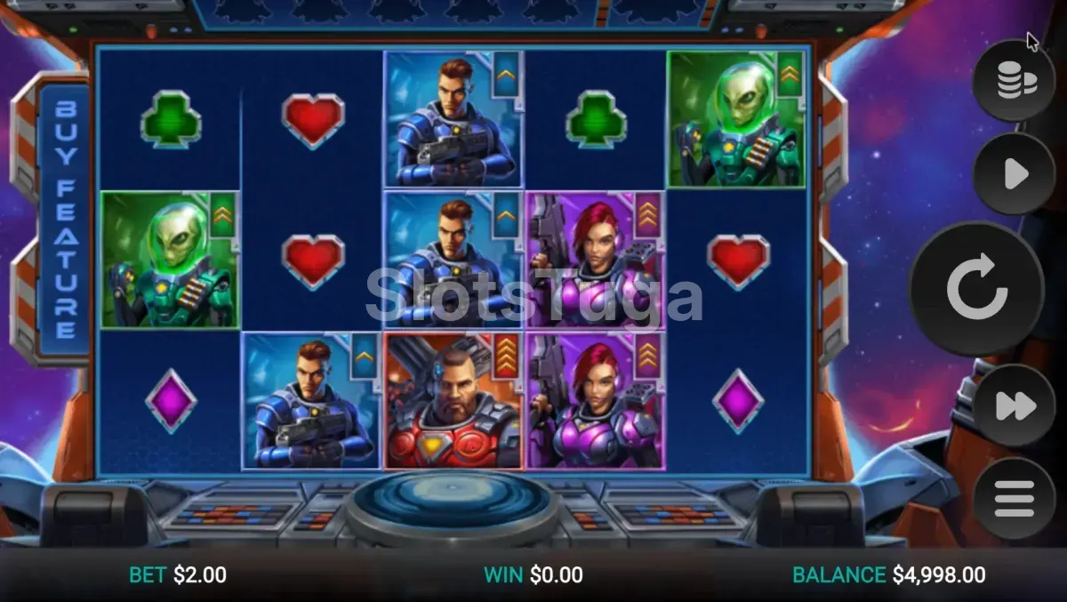 Tela principal do jogo base da Multiplier Odyssey
