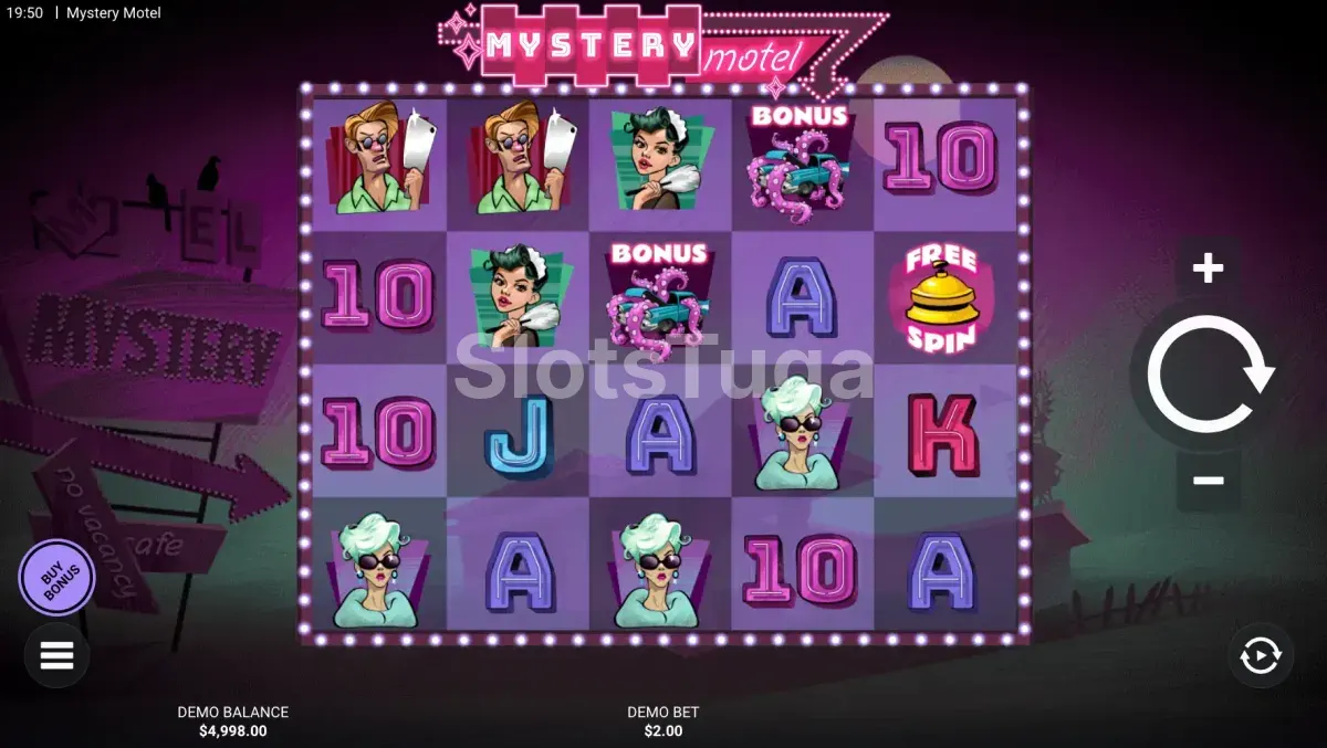 Jogo base da Mystery Motel com personagens bizarros