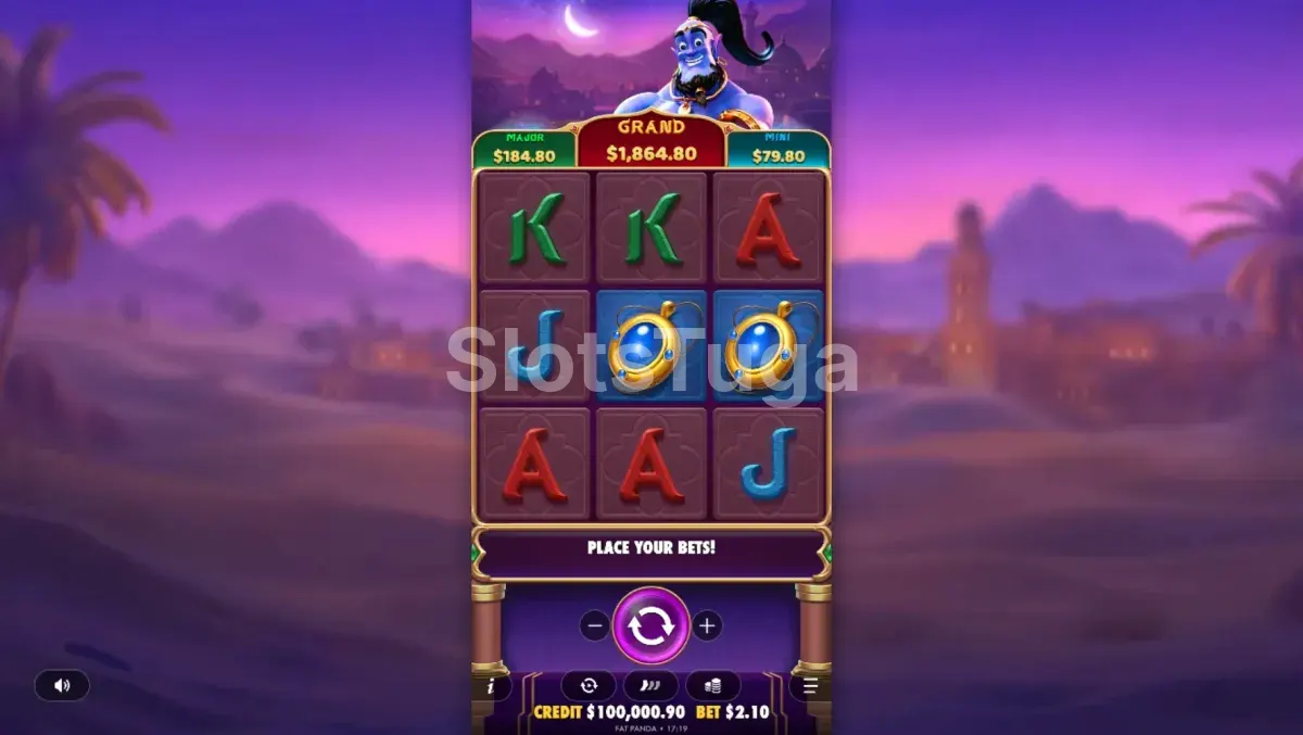 Jogo base da slot Mystic Wishes da Pragmatic Play