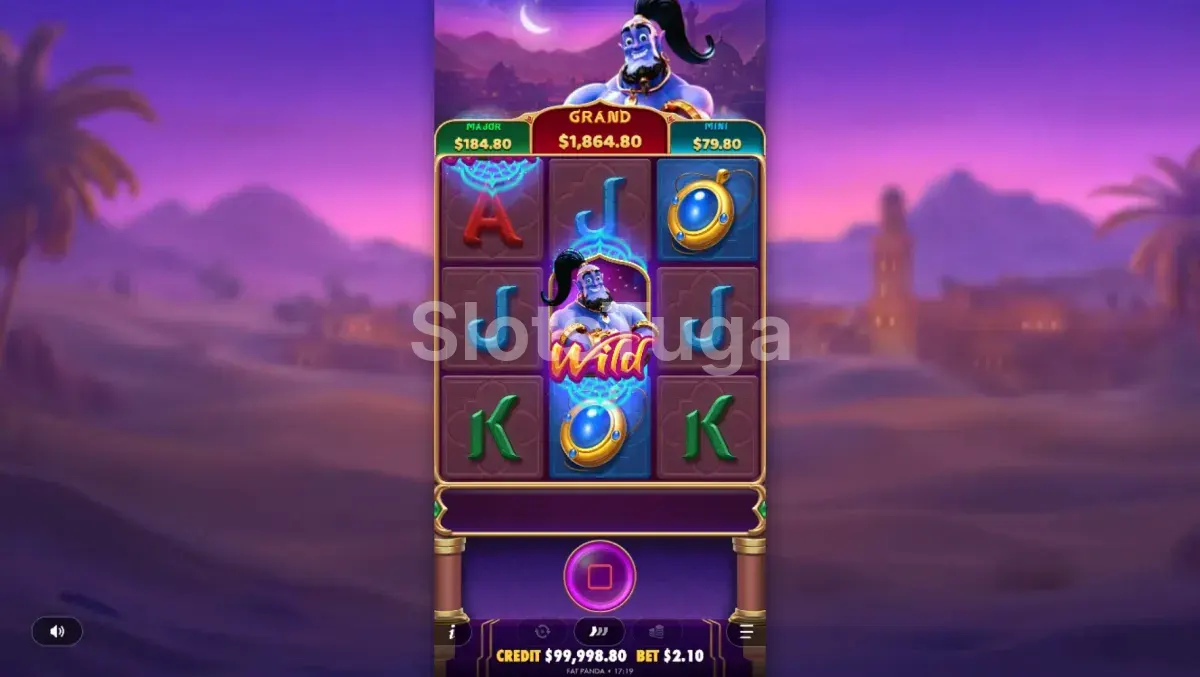 Segunda visão do jogo base da Mystic Wishes em ação