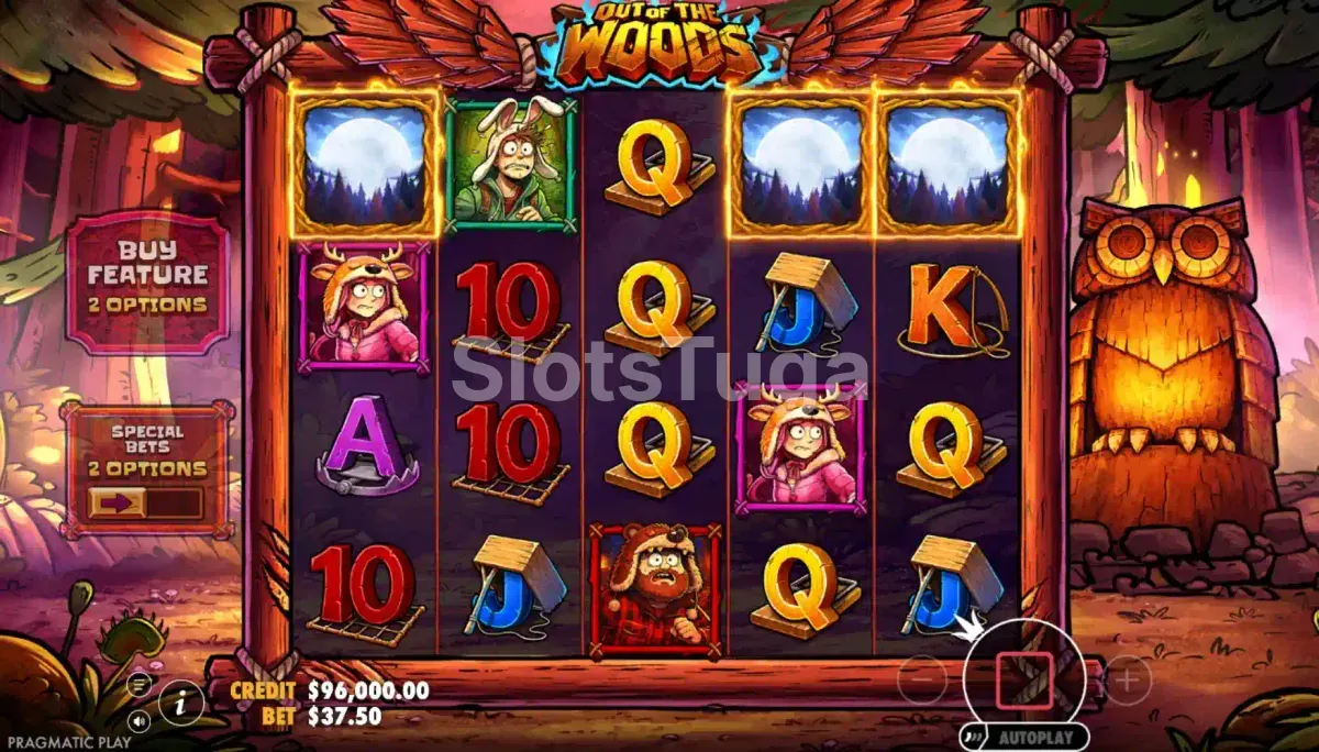 Rodadas grátis em andamento no Out of the Woods