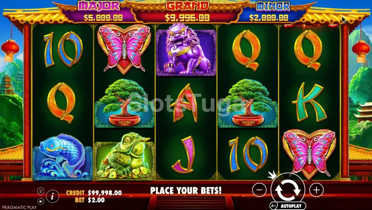 Jogo base do Panda's Fortune 2 em ação