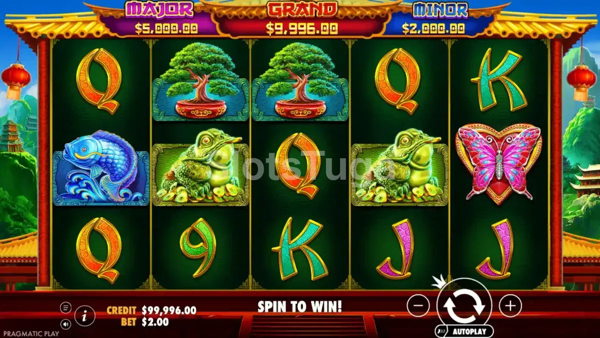 Segunda tela do jogo base do Panda's Fortune 2