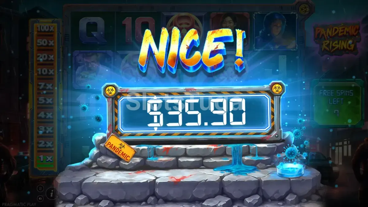 Grande vitória na slot Pandemic Rising da Pragmatic Play