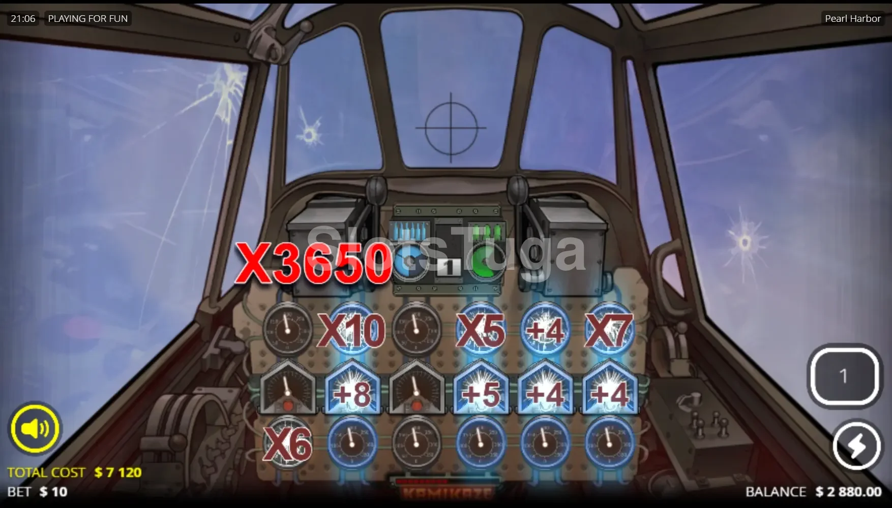 Gameplay completo do slot Pearl Harbor em ação