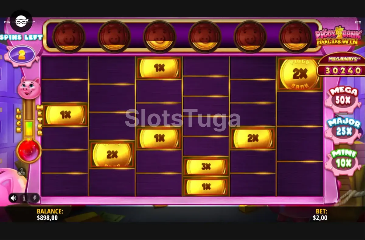 Rodadas grátis ativadas na Piggy Bank Megaways com multiplicadores