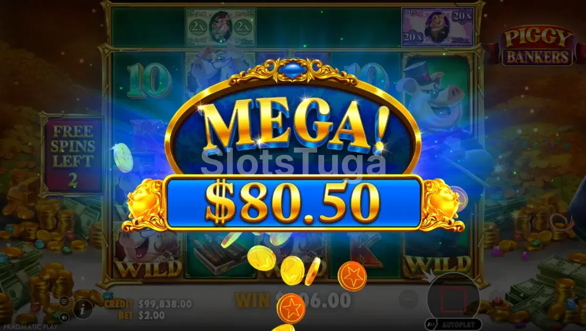 Grande vitória na slot Piggy Bankers da Pragmatic Play