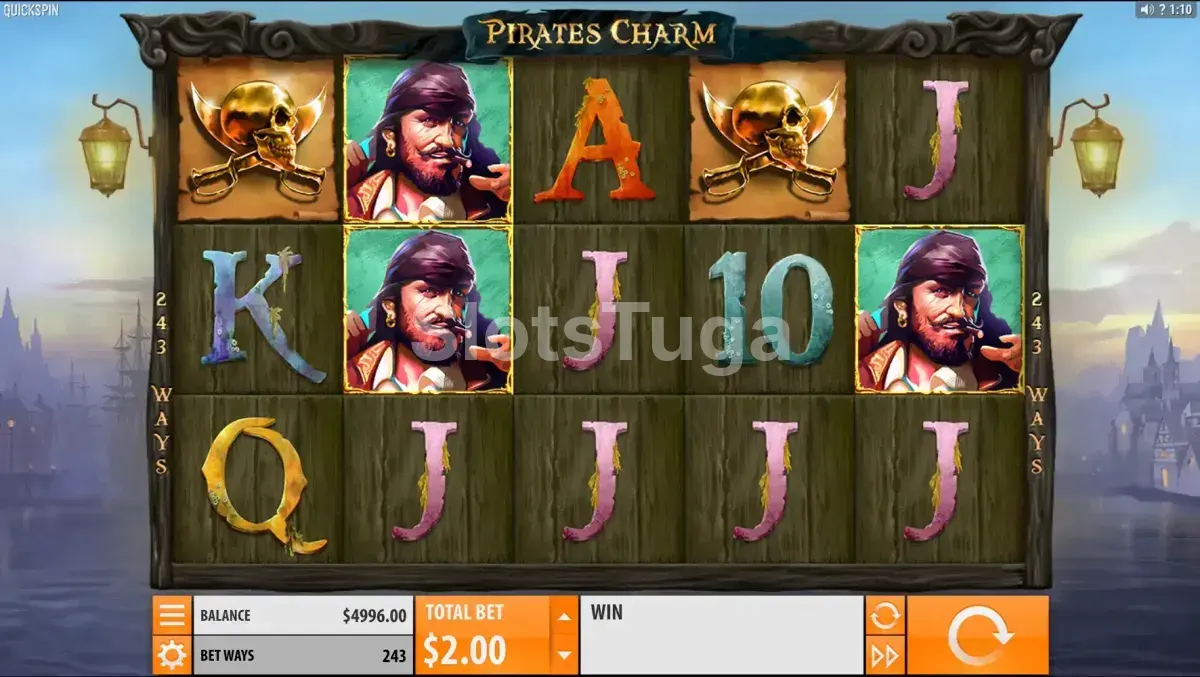Segunda visão da jogabilidade em ação na Pirate's Charm