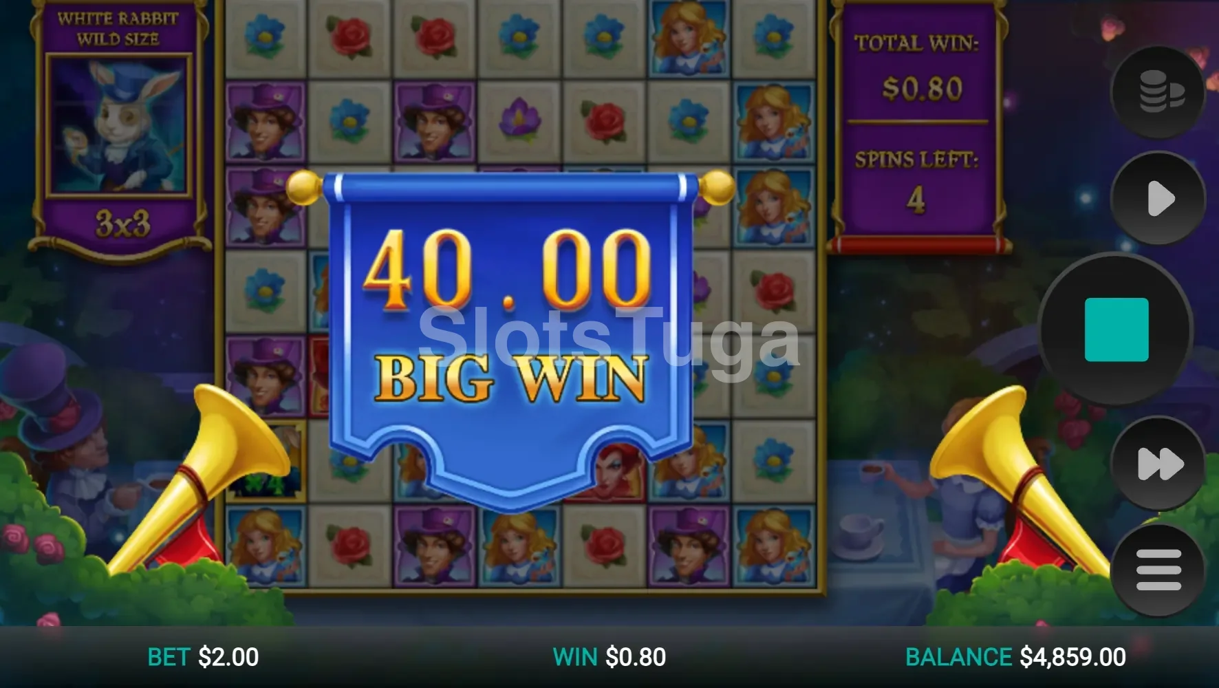 Grande vitória na Plunderland, wild 5x5 com multiplicador alto