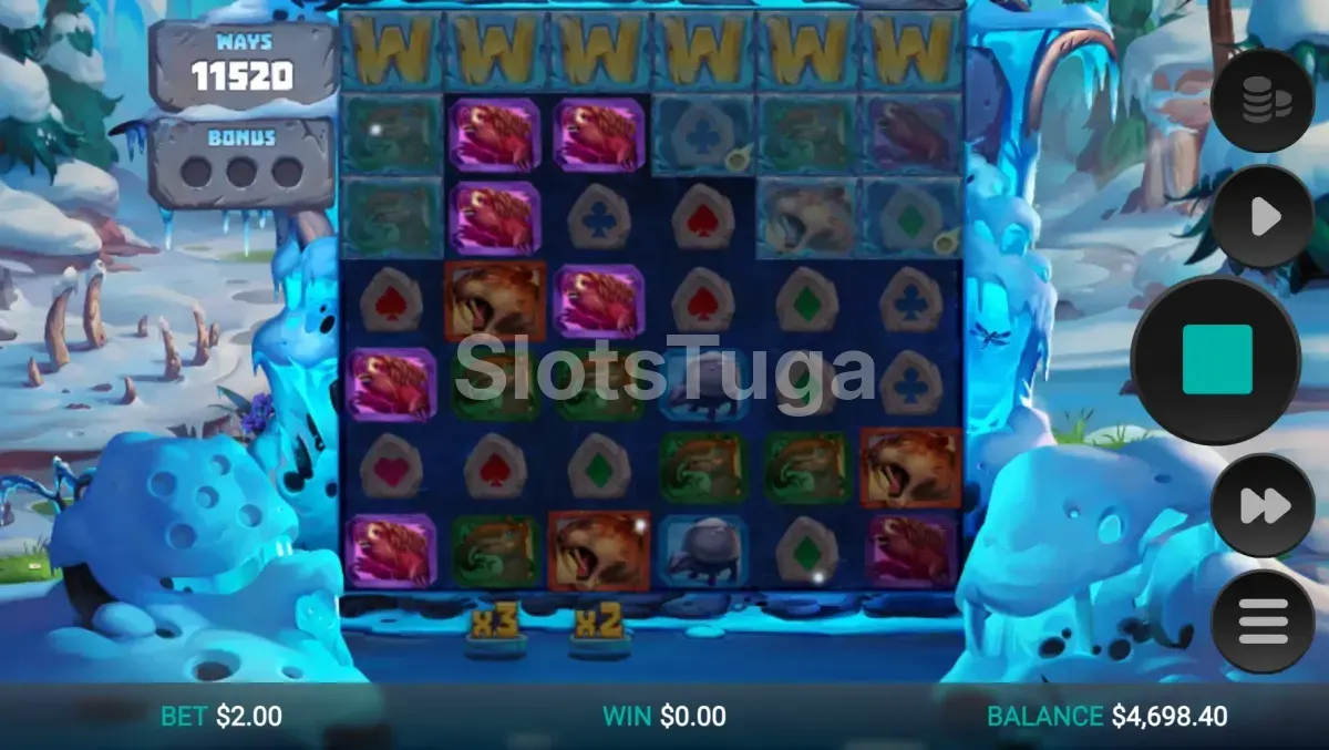 Rodadas grátis ativadas na slot Primal Times com multiplicadores em destaque