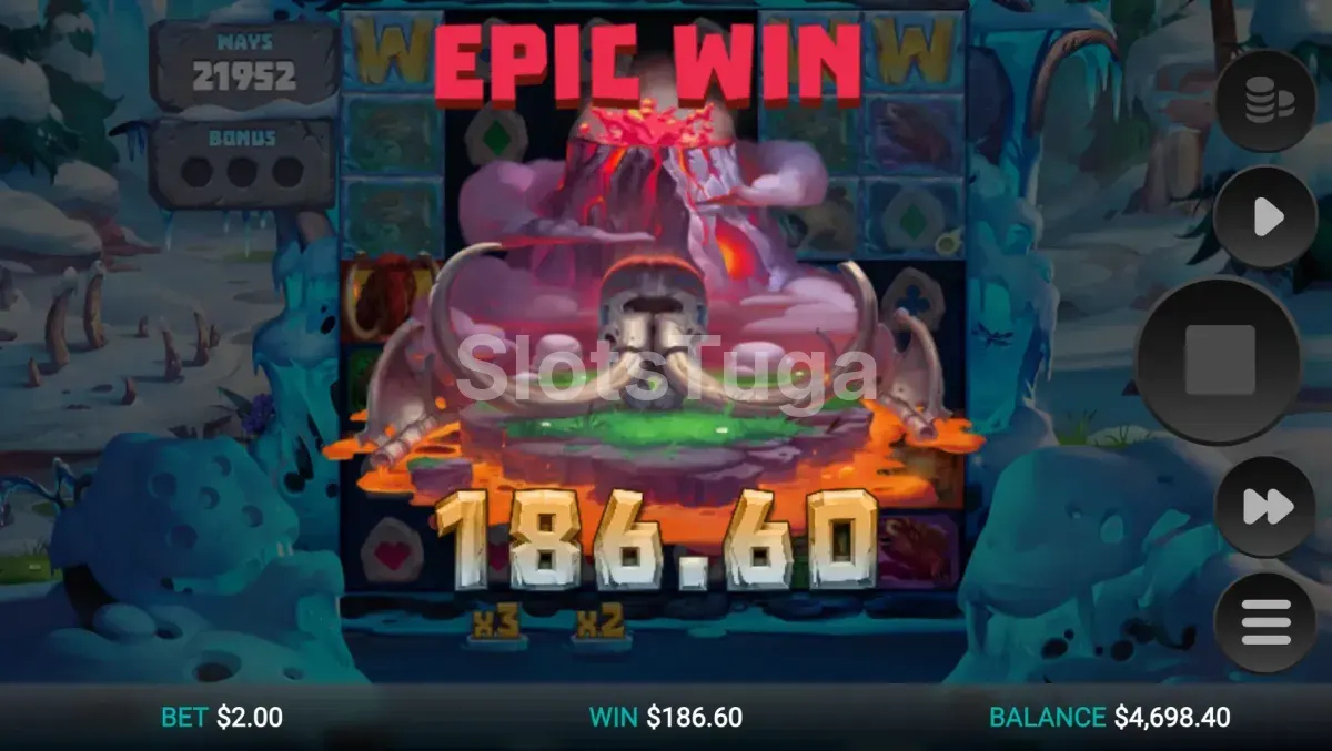 Grande vitória registrada na slot Primal Times com placar impressionante