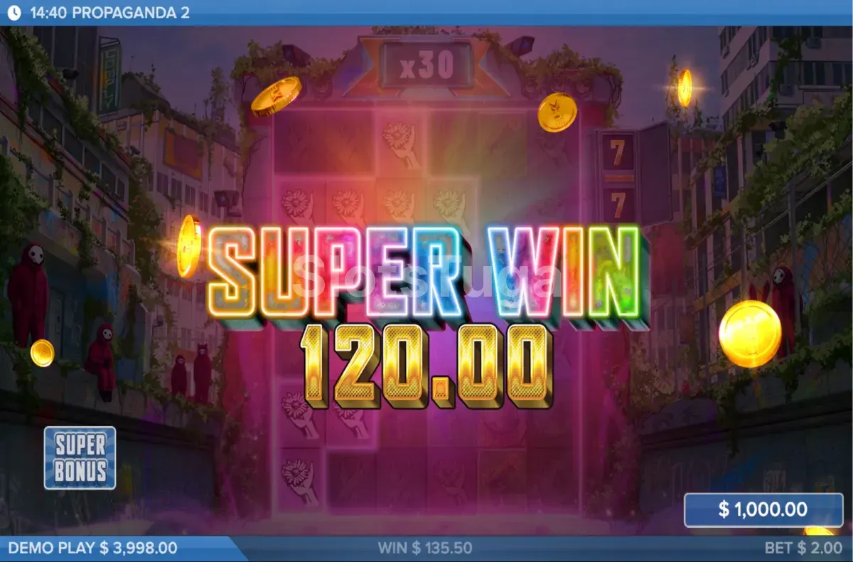 Grande prémio em Propaganda 2 com multiplicador global elevado