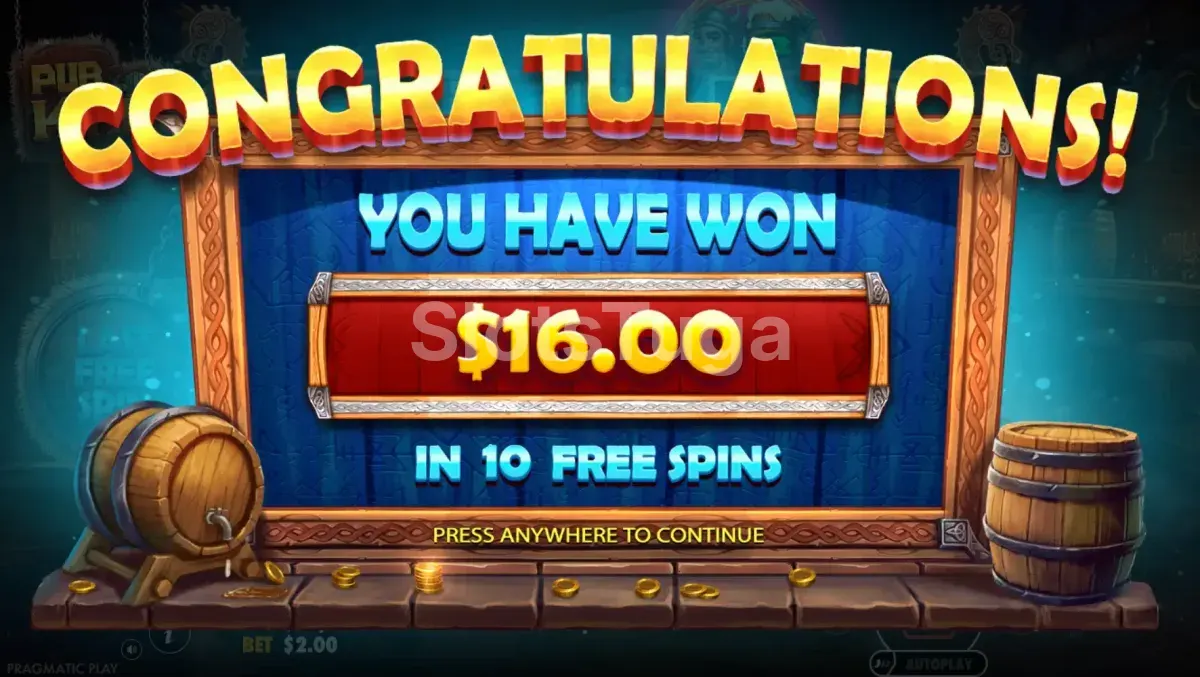 Grande vitória na slot Pub Kings da Pragmatic Play