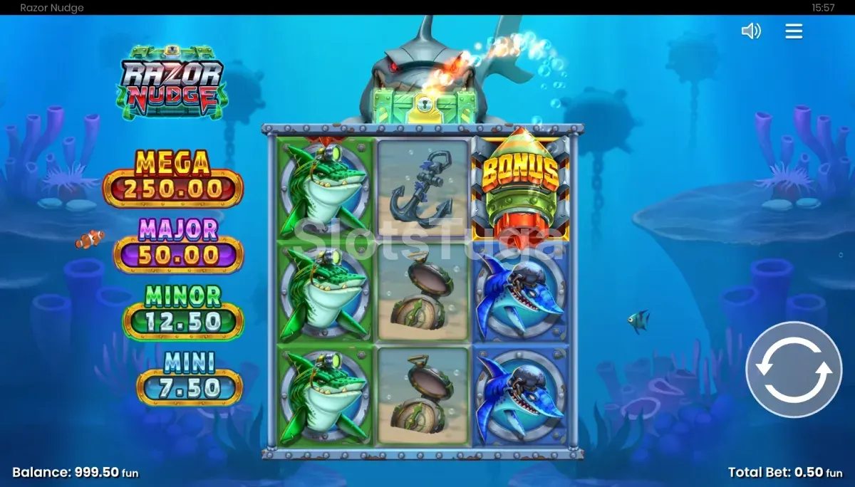Jogo base da Razor Nudge com grelha de 3x3