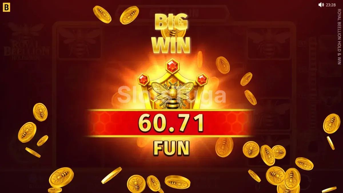 Grande vitória na Royal Beellion com multiplicador alto