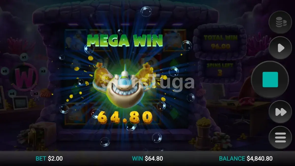 Big win na Shark Wash com multiplicador e combinação de tubarões premium