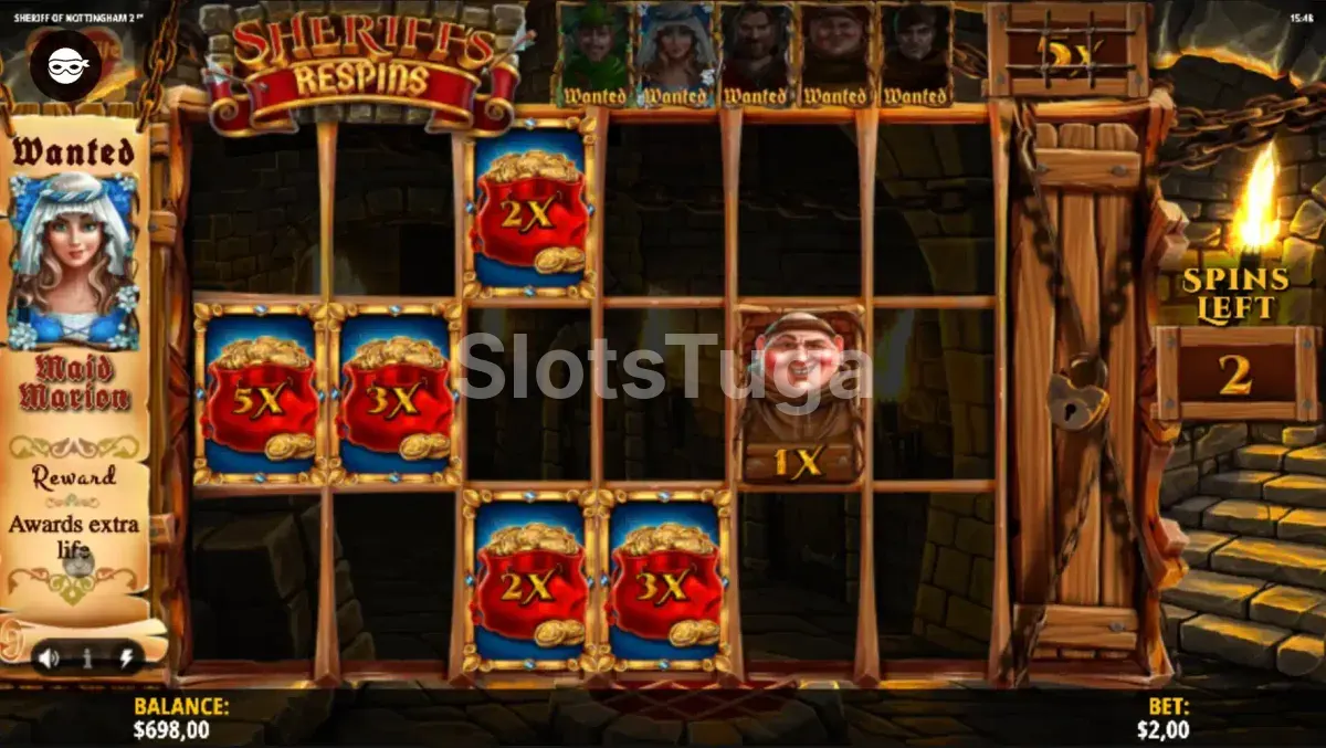 Rodadas grátis ativas na Sheriff of Nottingham 2 com multiplicadores