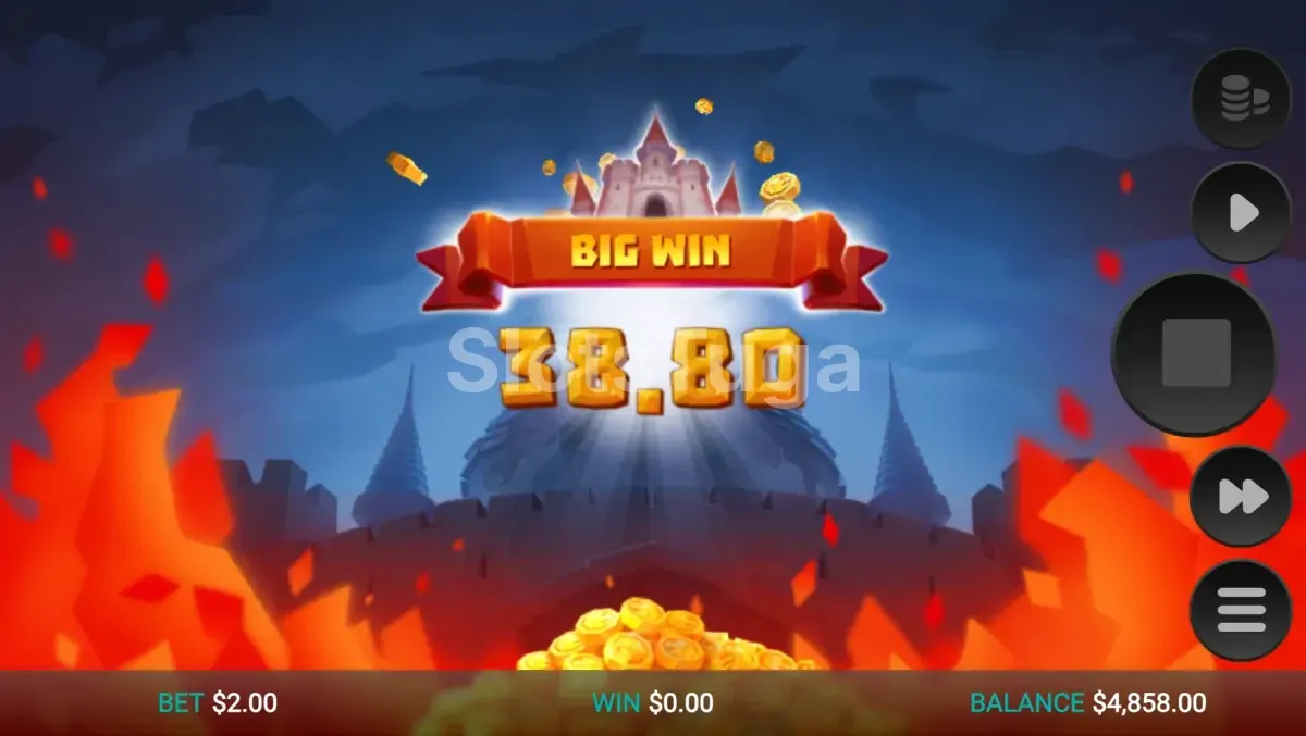 Tela de grande vitória na Snake Arena com multiplicador em destaque