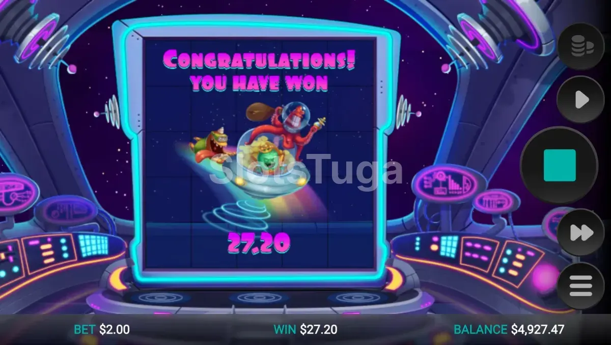 Grande vitória no Space Attacks Dream Drop com jackpot progressivo