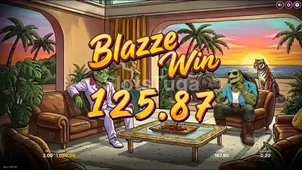 Grande vitória na slot Spice com multiplicadores acumulados