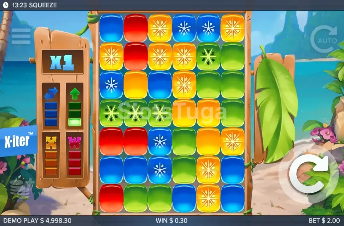 Jogo base da slot Squeeze da ELK Studios