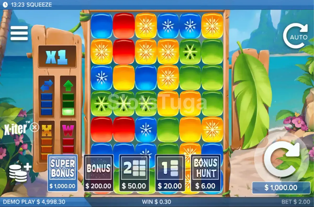 Opção de compra de bônus da slot Squeeze
