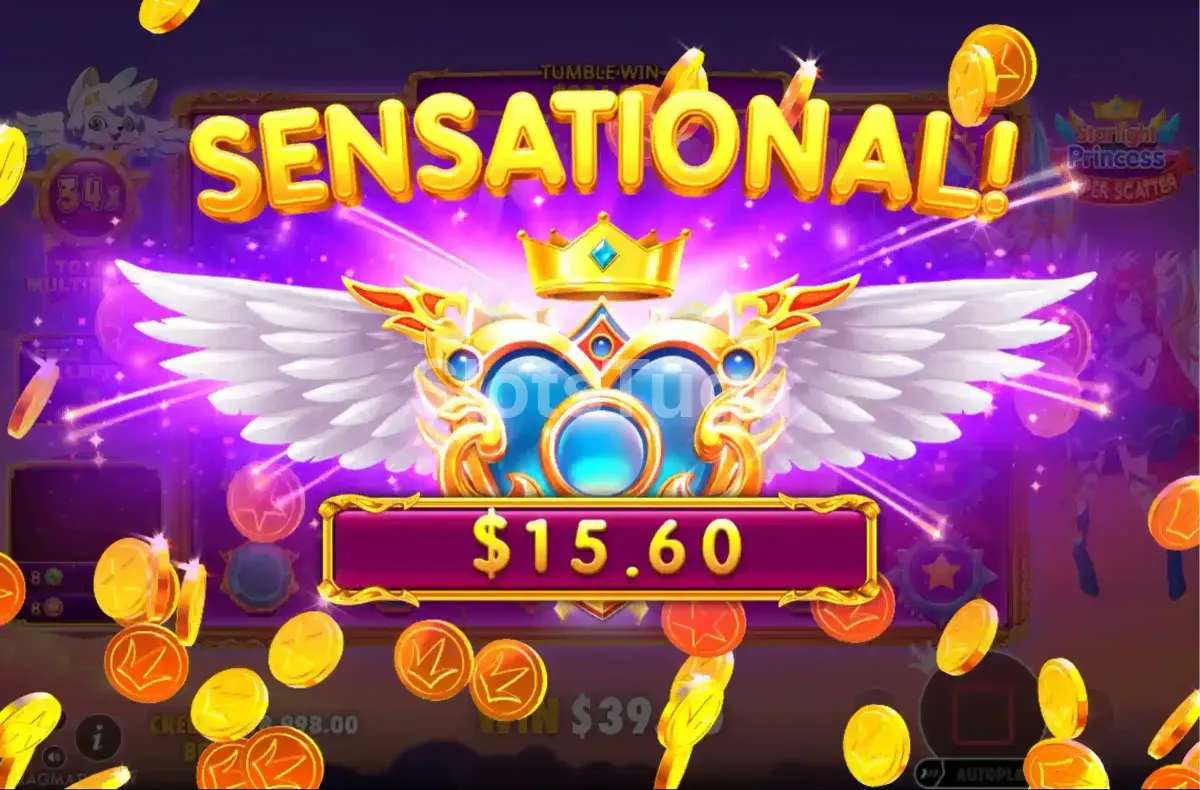Grande vitória registrada na Starlight Princess Super Scatter