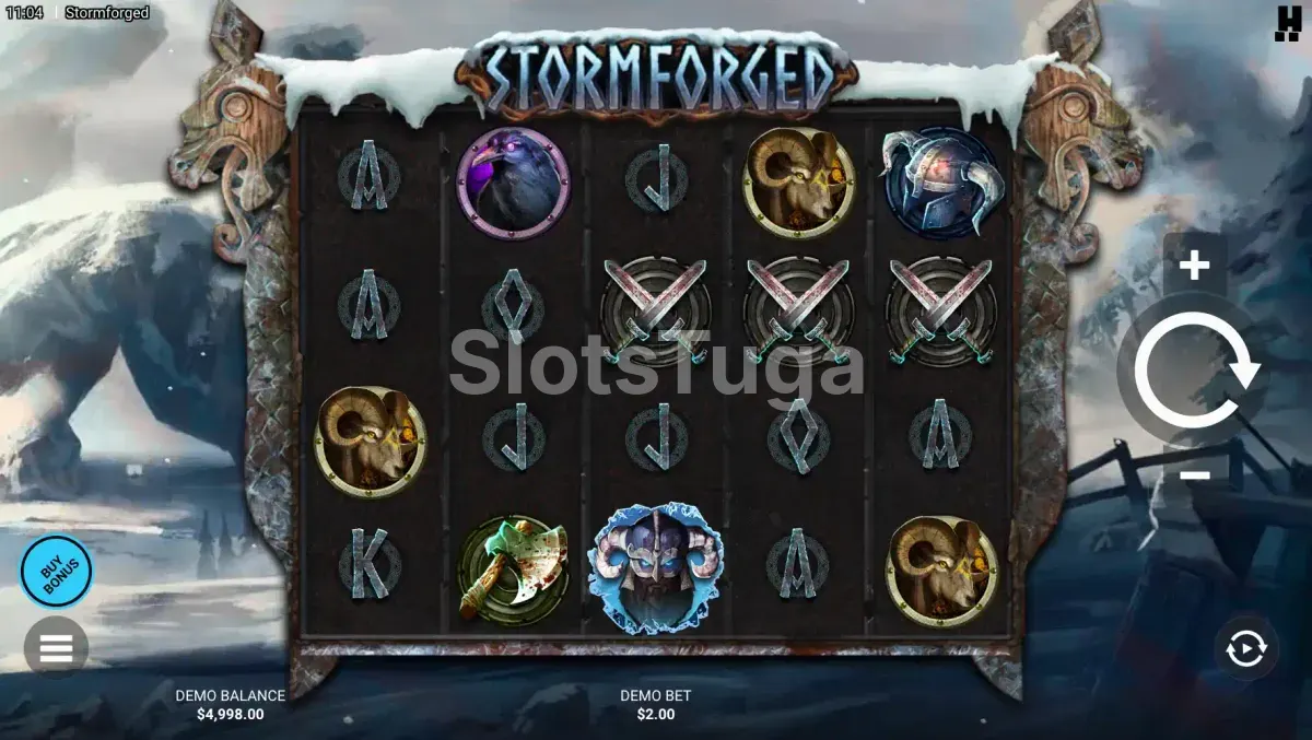 Jogo base da Stormforged com os rouleaux em ação