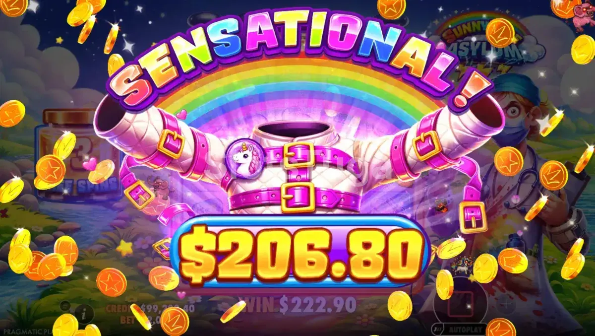Big win na Sunnydaze Asylum com multiplicadores empilhados e premiação expressiva