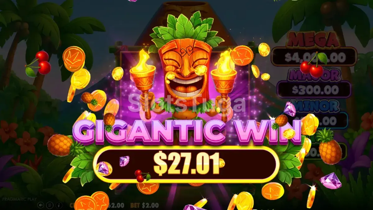 Grande vitória registrada na slot Super Tiki Strike