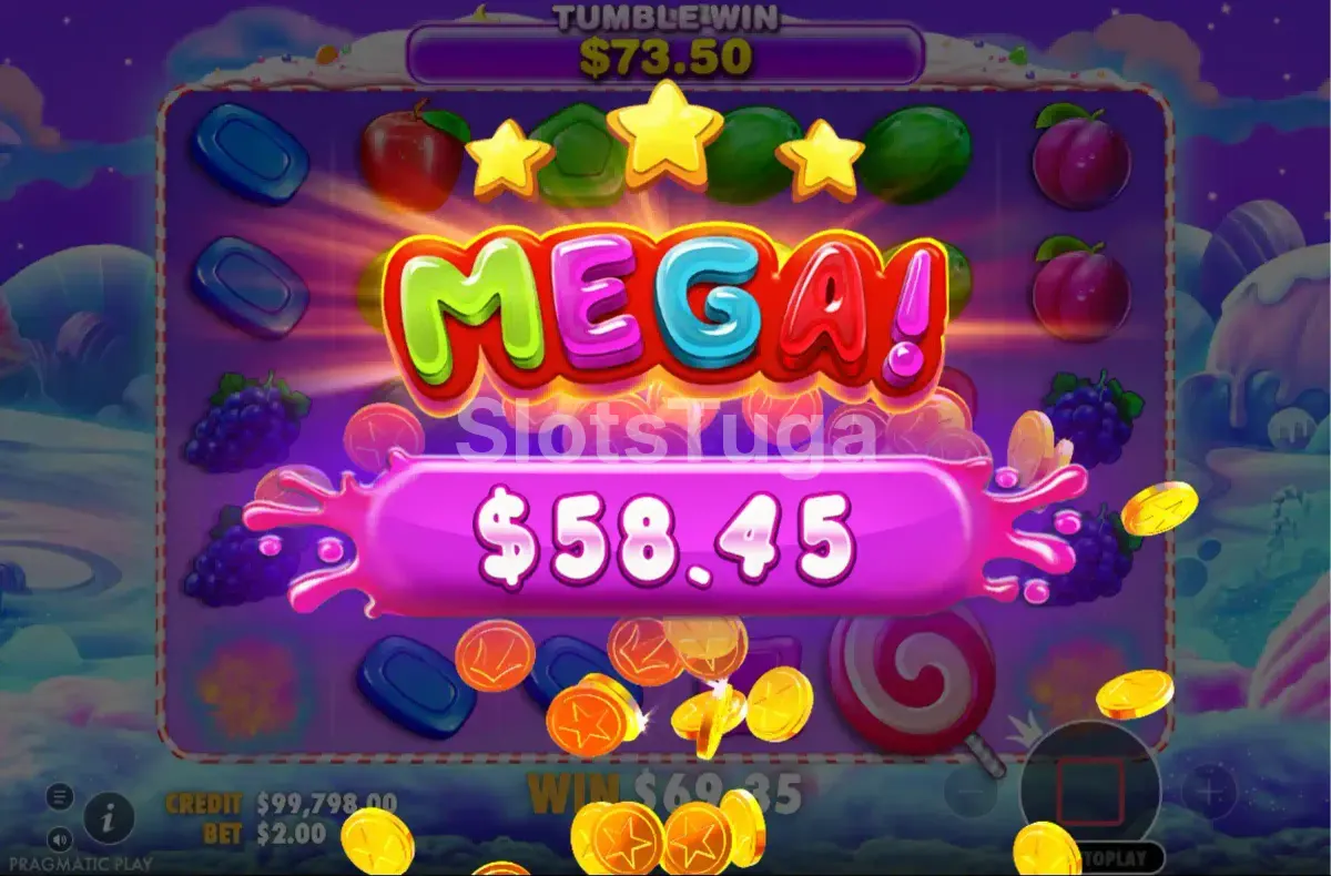 Big win na Sweet Bonanza com multiplicadores empilhados e prêmio expressivo
