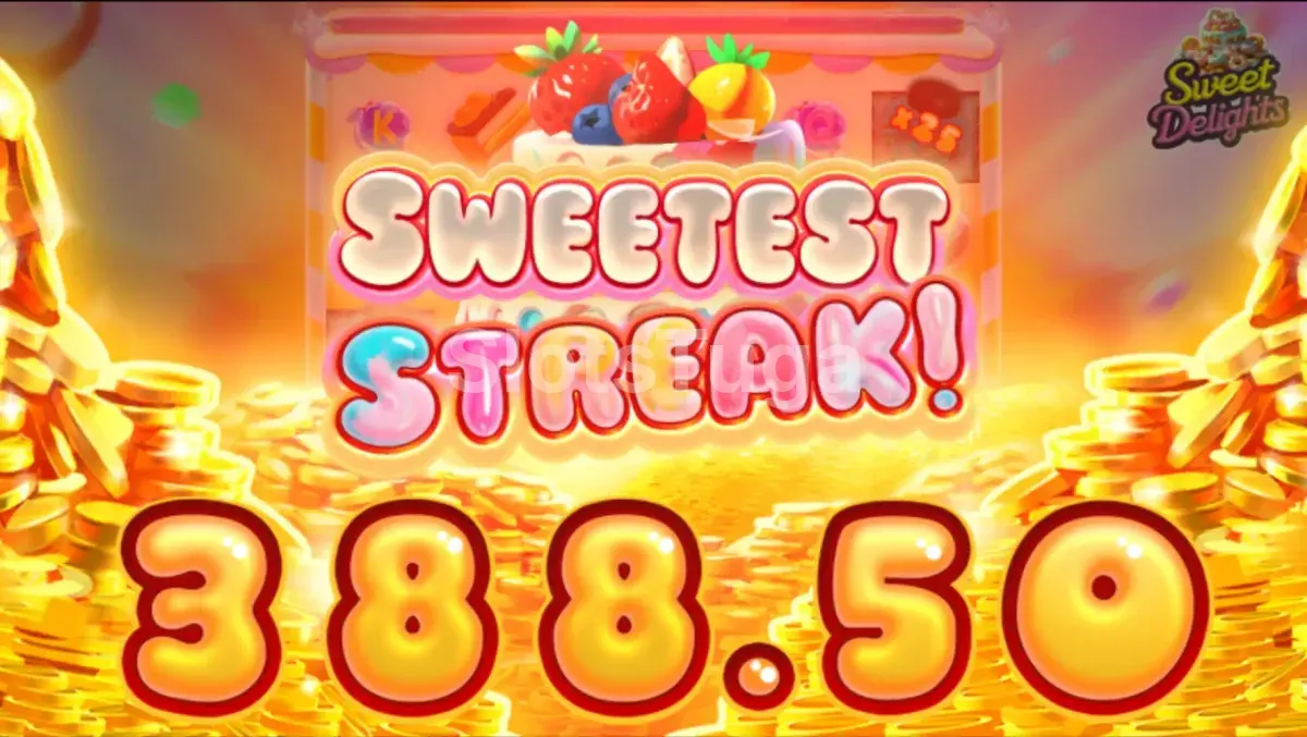 Big win na Sweet Delights com multiplicador alto