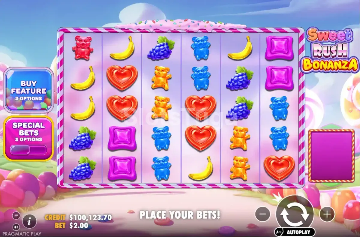 Jogo base de Sweet Rush Bonanza