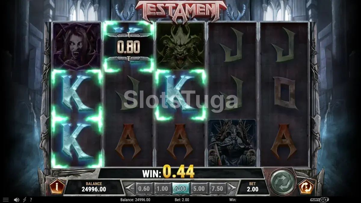 Segunda visão do jogo base da Testament em ação