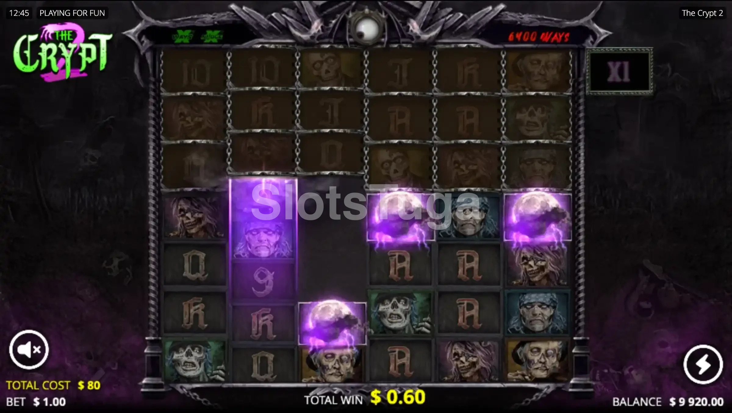 Rodadas grátis em ação na The Crypt 2 com multiplicadores acumulados
