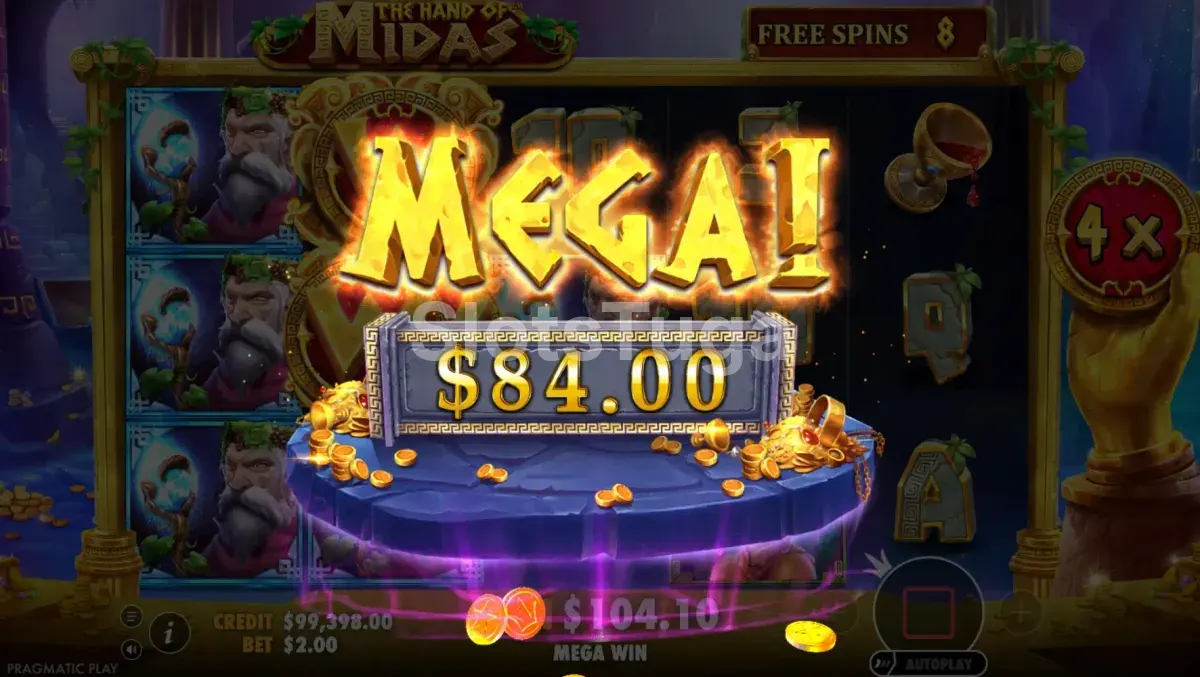 Grande vitória na slot The Hand of Midas Pragmatic Play