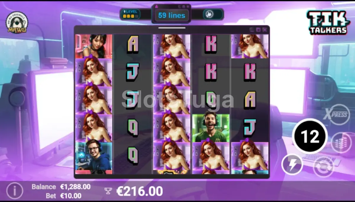 Rodadas de Free Spins no Tik Talkers